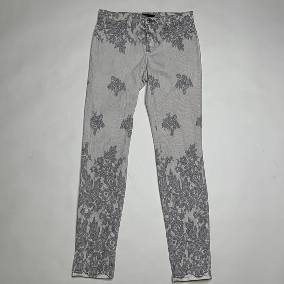 J Brand skinny jeans printed lace special edition - Picture 1 of 7